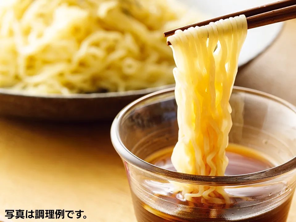 ざるらーめんの調理イメージ