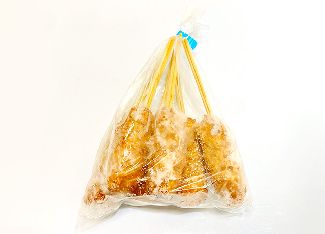 冷凍状態の製品の写真